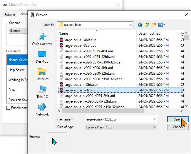articles-change-your-mouse-pointer-in-Windows-10-step11 (JPG image)