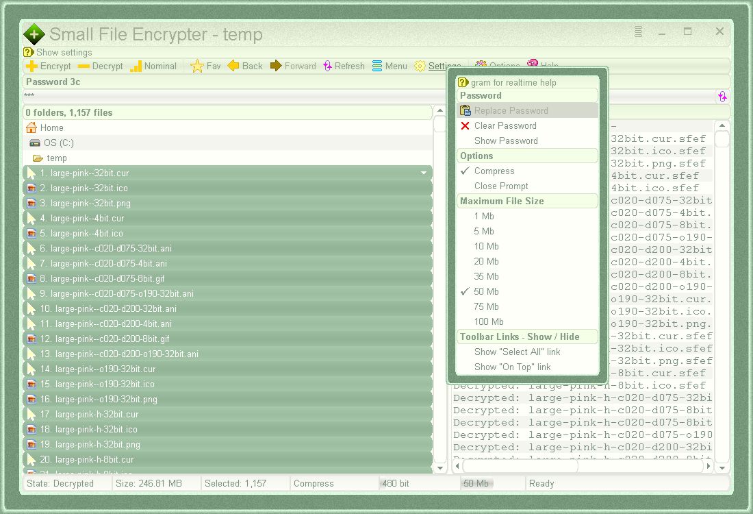 smallfileencrypter-screenshot3 (JPG image)